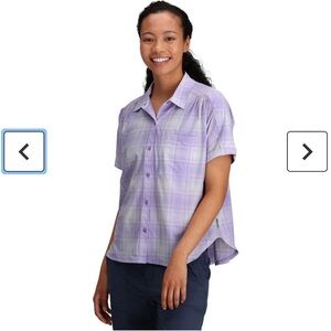 Outdoor Research light purple button up
